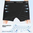 thumbnail image 3 of LinkShare Men's Underwear 5-Pack, Breathable Cotton Boxer Briefs, Stretch Trunks Short Leg Unpants for Men -Size XL, 3 of 5