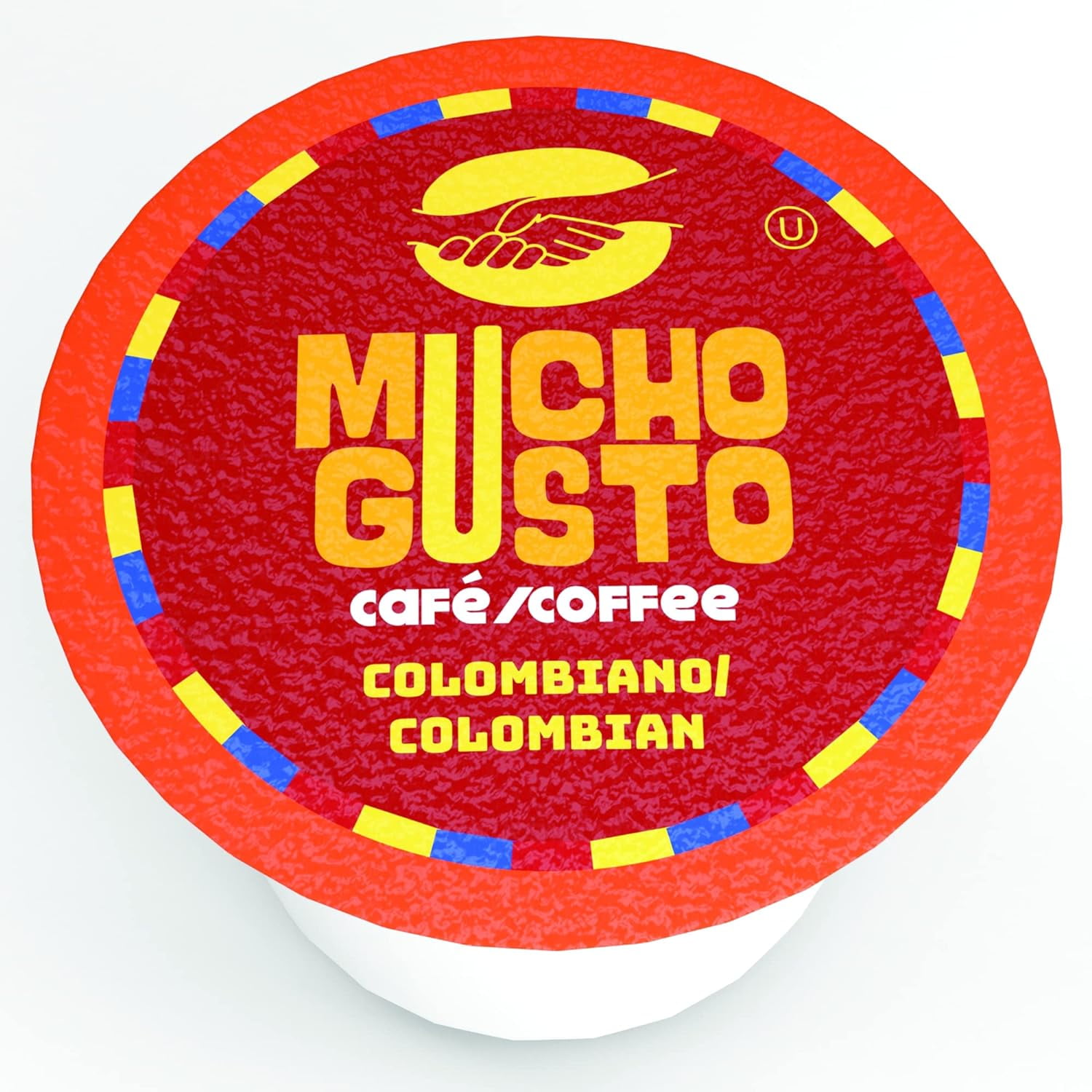 Mucho Gusto Colombian Medium Flavored Coffee Pods,Compatible Keurig 2.0, 40 Ct