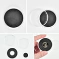 thumbnail image 4 of 96 Pieces 46mm Coin Capsules with Foam Gasket, Coin Holders for Coin Collection Supplies - Black Capsules, 4 of 7