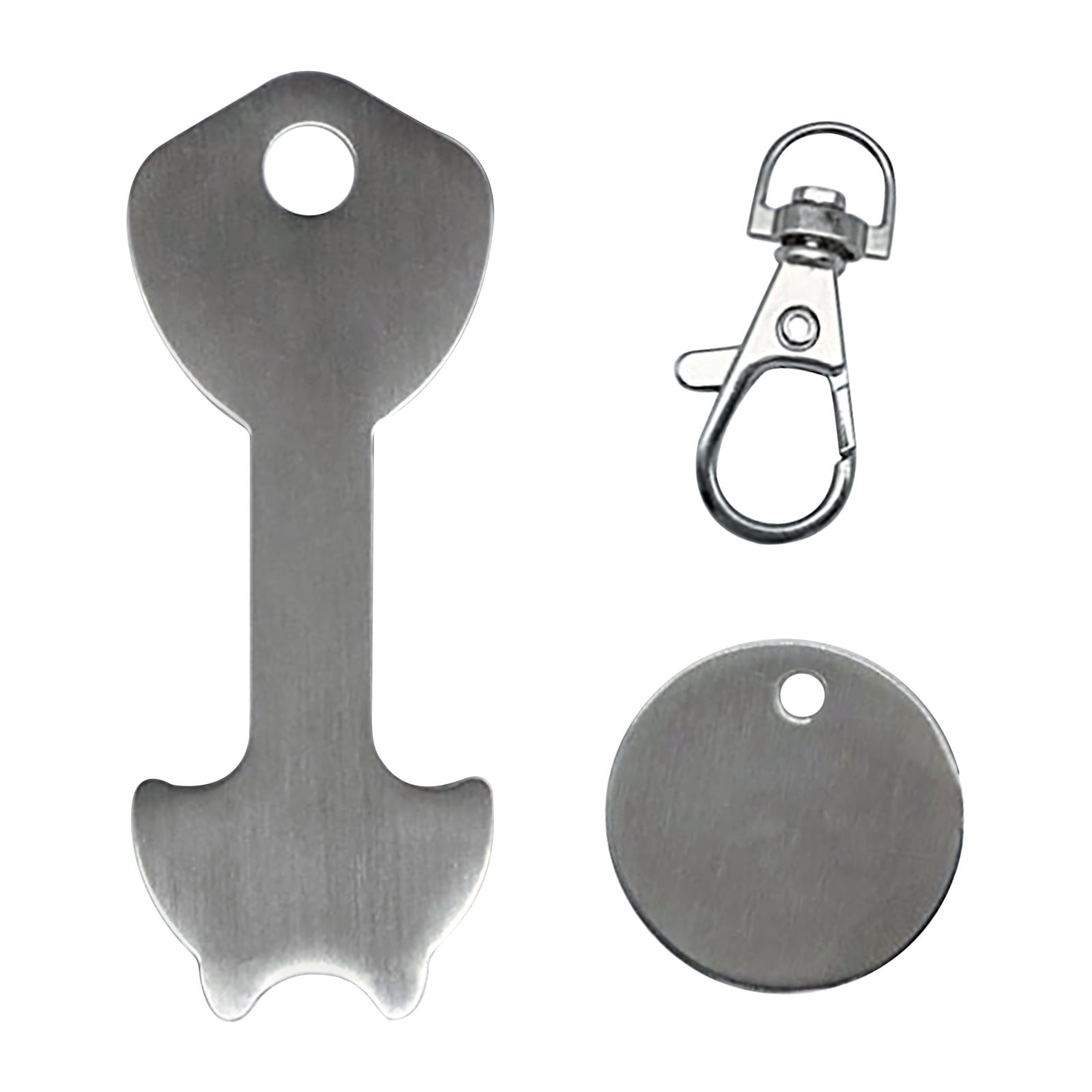 Removable Shopping Trolley Key Stainless Steel 