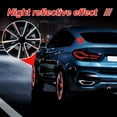 thumbnail image 4 of (Red)12 Pieces Reflective Car Stickers, Red Reflective Car Wheel Stickers Reflective Stickers Decals for 18''-21'' Wheels Tire Rim Accessories, 4 of 5