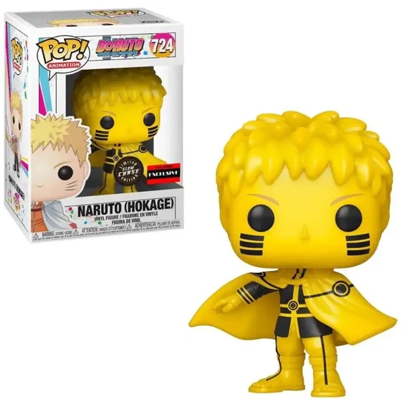 Funko Pop Naruto Hokage 724 GITD Chase AAA Anime Exclusive with Protector