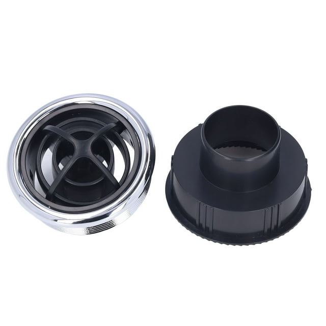 Air Conditioning Outlet Vent, Nonfading ABS Round Rustproof Air Conditioning Deflector Outlet Thread Style For Car For Bus For RV