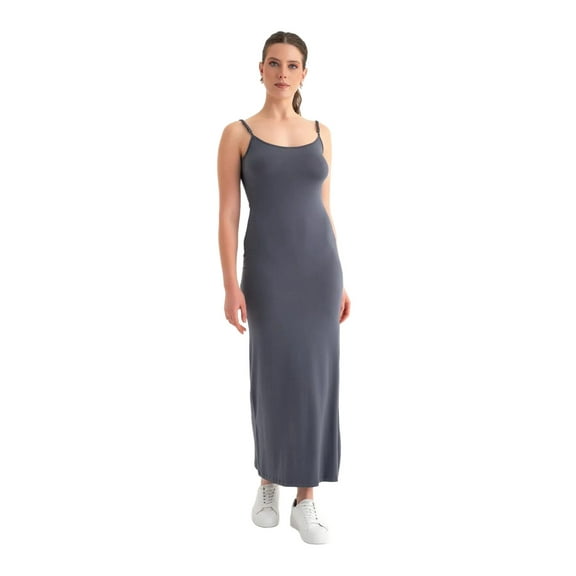 Spaghetti Strap Maxi Basic Dress