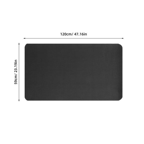 TOYMYTOY Black Exercise Bike Mat for Home with Wear Resistant Nbr Material and Noise Insulation