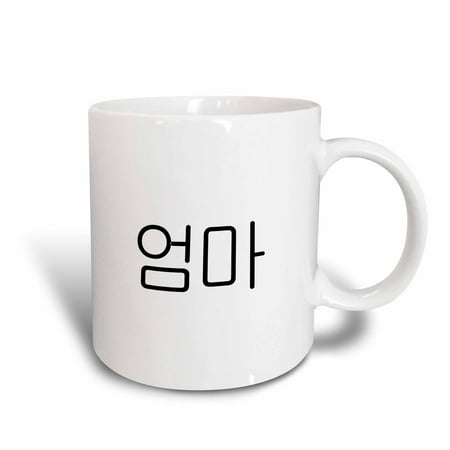 3dRose Oma - word for Mom in Korean script - Mother in different languages, Ceramic Mug, 11-ounce