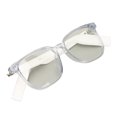 thumbnail image 2 of Gafas de sol inteligentes con sonido estéreo UV400, lentes polarizadas con altavoces abiertos para juegos, color blanco H2C, 2 of 10