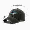 thumbnail image 5 of l'm a Happy CAMPER Embroidery baseball cap Unisex, 5 of 8