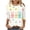 XQR3-White, variant on VKOYWKM Easter Shirts for Women Cute Bunny Rabbit Eggs Graphic Tees Casual 3/4 Length Sleeve Women Tops Loose Fit Crew Neck Easter Tshirts