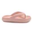 thumbnail image 3 of Luxtrada Flip Flops Summer Casual Thong Slippers Outdoor Beach Sandals EVA Flat Platform Comfy Shoes Women Couple Thick Soled Soft Leisure Anti-Slip Flip Flops, 3 of 10