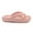 Pink, variant on Non-Slip Clouds Slippers for Women Men Comfy Bathroom Slippers Cushion Thick Sole Slide Sandals Quick Drying Flip Flops