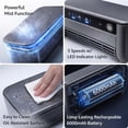 thumbnail image 2 of Small Portable Air Conditioner Fan, Wall Mount Air Conditioner No Drilling Ductless Mini Split AC Alternative, 6000mAh Battery Ice Mist Cooler for RV Garage Bedroom Indoor(White), 2 of 8