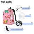 thumbnail image 3 of Vsdgher Different Dogs Christmas Print Canvas Backpack Travel Rucksack Unisex Knapsack 15.7/17.7Inch Laptop Backpack for Work,College-Medium, 3 of 5