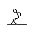 thumbnail image 3 of 2Pcs Decorative Bookend with Stick Figure, Metal Stickman Bookend, Decorative Book Support for Office School Library and Book Lover Decor, 3 of 10