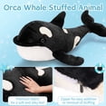 thumbnail image 5 of MaoGoLan 31'' Orca Stuffed Animal Big Whale Body Pillow Toy, 5 of 13