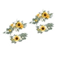 thumbnail image 1 of GUOOL Artificial Flower Swag Centerpiece Garland Wall Wedding Car Table Decoration 2 Yellow, 1 of 9