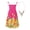 Type E, variant on YONGHS Kids Girls Bohemian Dresses Sleeveless Straps Flower Printed Summer Beach Sundress with Necklace Type B 3-4