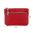 thumbnail image 4 of Short Wallet Zipper Tassel Delicate Stitching Fine Texture Hand-held Credit Card Holder Square Women Mini Change Purse Women Accessory, 4 of 11