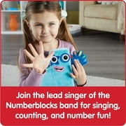 hand2mind Sing-Along Numberblock Five, Plush Singing Toys, Music Playing Stuffed Animals