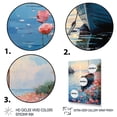 thumbnail image 3 of Designart "Port Docked Memories Painting I" Nautical & Beach Floater Framed Canvas Print, 3 of 7