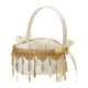 thumbnail image 3 of Cesta de flores para niña, mango cómodo, símbolo de amor delicado, estilo europeo para suministros para fiesta de boda, accesorios nupciales, Dorado perfecl Cesta floral de boda, 3 of 8