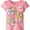 Pink, variant on Disney Little Girls' Short Sleeve Princess T-Shirt, Pink, 2T
