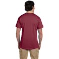 thumbnail image 4 of Hanes ComfortBlend EcoSmart T-Shirt à Col Ras du Cou pour Hommes, 3X, Rouge Chiné, 4 of 6
