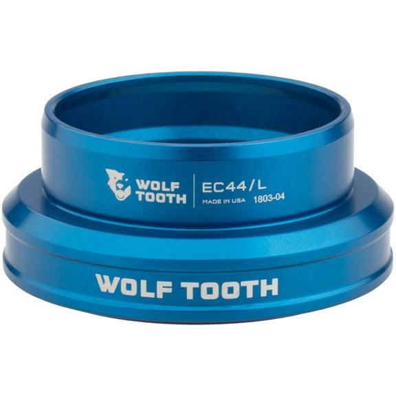 Wolf Tooth Premium Headset - EC44/40 Lower, Blue Stainless Steel Bearings