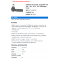 thumbnail image 2 of Left Outer Tie Rod End - Compatible with 2006 - 2010, 2012 - 2022 Volkswagen Passat 2007 2008 2009 2013 2014 2015 2016 2017 2018 2019 2020 2021, 2 of 2