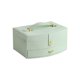 thumbnail image 1 of Minnieouse Caja de joyería Cajas portátiles Moda clásica Estuche exquisito Organizador de maquillaje DIY para anillos Pendiente Crema Mujer Hogar Ropa, zapatos y accesorios Miscelánea Verde Minnieouse AP016748-03, 1 of 6
