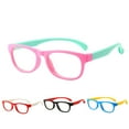 thumbnail image 4 of Redempat Kids Anti Blue Rays Glasses Light Blocking Eyeglasses Computer Phone Anti UV Flat Goggles, C6 Red Frame, 4 of 8