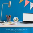 thumbnail image 6 of Visual Timer for Kids – 60-Minute Silent Countdown Desk Timer with Rainbow Pattern for Classroom, Office, Kitchen & Time Management (RL White 1 PC), 6 of 7