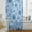 Blue, variant on Lime Green Sheer Curtains 63 Inch Length, Light Filtering Voile Curtain Panel, Jungle Palm Trees Coconut Palms Exotic Ferns Rod Pocket Drapes Window Treatments for Living Room Bedroom 52"x63"