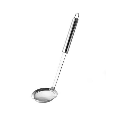 

HomeLife Heat Resistant Food Strainer Strong Bearing Capacity Stainless Steel Excellent Mesh Strainer Scoop Kitchen Tool