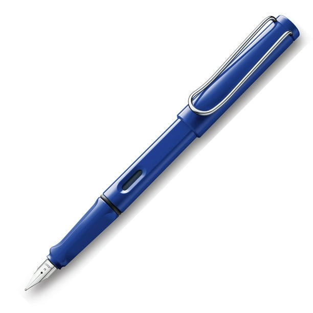 Lamy Safari Fountain Pen Blue Broad