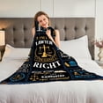 thumbnail image 5 of Lawyer Gifts for Women Men Lawyer Blanket, Law School Gifts Lawyer Graduation Gifts, Attorney Gifts for Women Men Law School Essentials Supplies Soft Cozy Flannel Throw Blanket 50''x 60'', 5 of 5