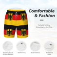 thumbnail image 3 of Mens Swim Trunks Flag Of Germany Quick Dry Board Shorts with Compression Liner, 3 of 6