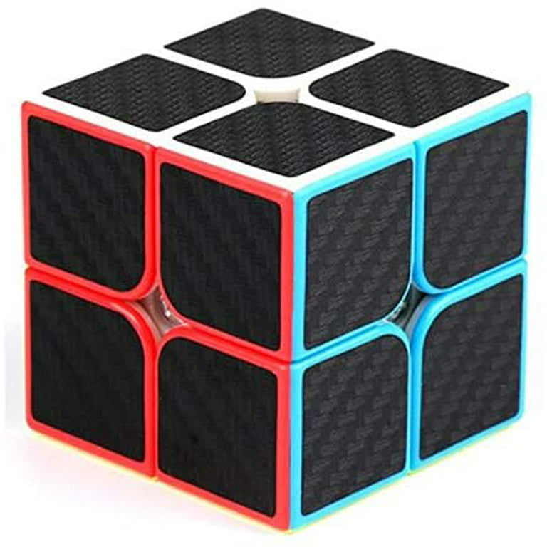 4x4 Carbon Fiber Cube - Ghost Speed Puzzle - Vivid Rubi Magic Cubos Kids  Gift !!