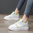 thumbnail image 1 of Otoño nuevo estilo moda Retro tendencia punta redonda plataforma Low-top zapatillas informales para mujer Wmkox8yii  shalkjhdk1645, 1 of 1
