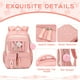 thumbnail image 4 of Mochila PIG PIG GIRL Kids para niñas escolares de 6 a 14 años, color rosa, 4 of 8