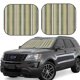thumbnail image 1 of Balery Colourful stripes Parasol para parabrisas de coche de 2 piezas | Parasol plegable para parabrisas delantero de coche para la mayoría de sedanes-Medium, 1 of 6