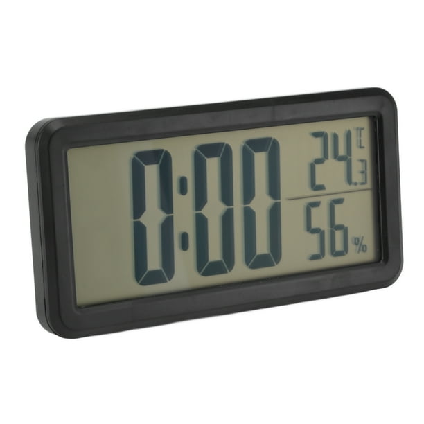 Mini relaj digital, pequeño relaj digital temperatura Pantalla de Humedad Muro Montada para escritorio para la deicina en Casa para el dormitorio de los estudiantes