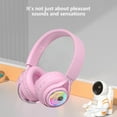 thumbnail image 4 of Hybrid Active Noise Cancelling Headphones, Wireless Over Ear Bluetooth Headphones with Microphone, 70H Playtime, Foldable Headphone with HiFi Audio, Deep Bass for Home Travel Office, 4 of 5
