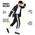 thumbnail image 2 of Morph King Of Pop Mens Halloween Costume For Mens Black X-Large, 2 of 4