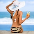 thumbnail image 5 of Crocodile Starry Sky Sunflower Detachable Sponge Adjustable Strap Bikini Set Two-Pack for Various Scenes, 5 of 6