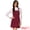 Wine Red, variant on DARING DIVA Women's Mini Short Length Adjustable Strap Pinafore Dress M Deep Grey