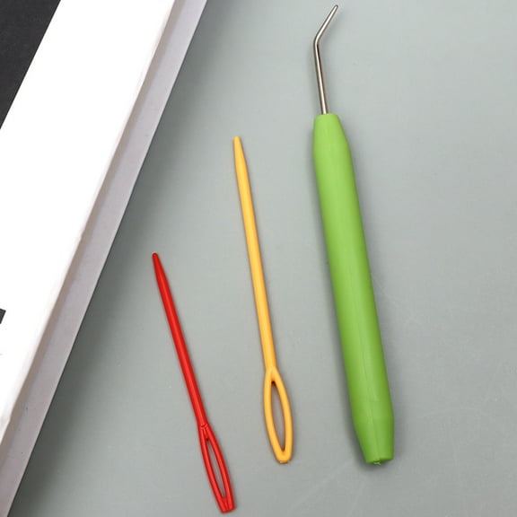 OUNONA  18 Pcs Yarn Crochet Hook Knitter Comfortable Grip Hooks
