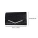 thumbnail image 2 of Evening Bag Handbag Wedding Party Message Bag Clutch Wallet Simple Chain Bag for Women Ladies (Black), 2 of 3