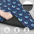 thumbnail image 3 of Sikiie Cartoon Sharks2 Car Foot Mat Set of 4 Pieces Basics Universal Fit Rubber Carpet Floor Mats For Car SUV Van & Truck, 26.8"L x 17.3"W (Front), 13"L x 17.3"W(Rear), 3 of 6
