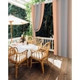 thumbnail image 5 of Outdoor Curtains for Patio Ombre Abstract Gradient Coral Pink and Gray Waterproof Privacy Outside Curtains with Tiebacks Grommet Top Pergola Curtains for Porch Cabana Gazebo 2 Panels, 54x95 inch, 5 of 7